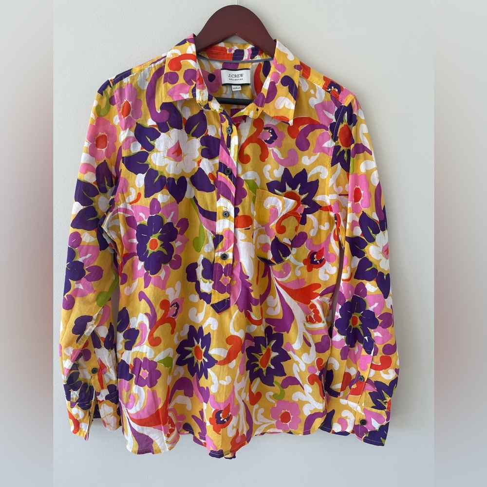J.Crew Popover blouse - size 14